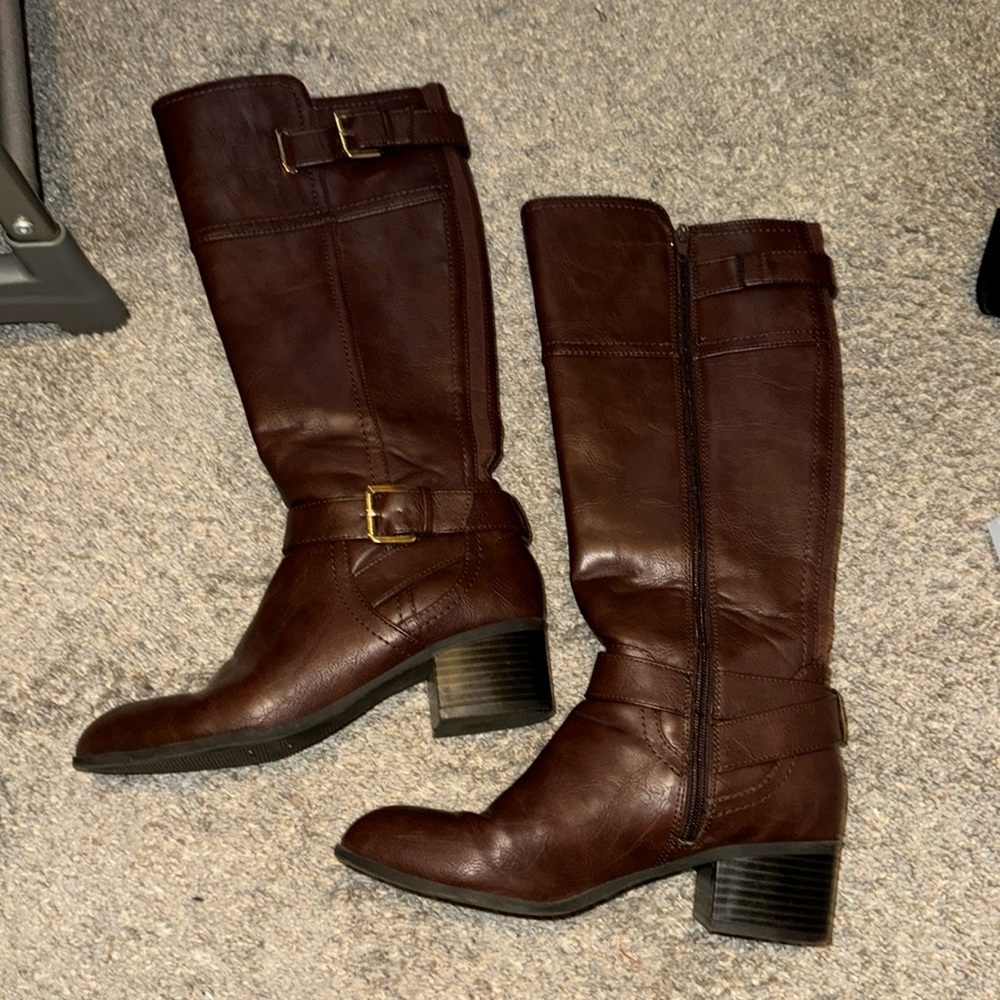 Unisa UnPamma Brown Riding Boot